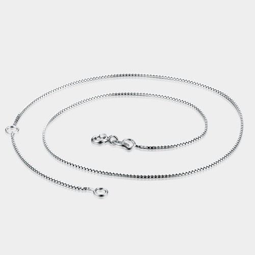 925 sterling silver handmade simple chain bracelet