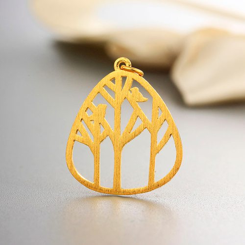 925 sterling silver trees charm