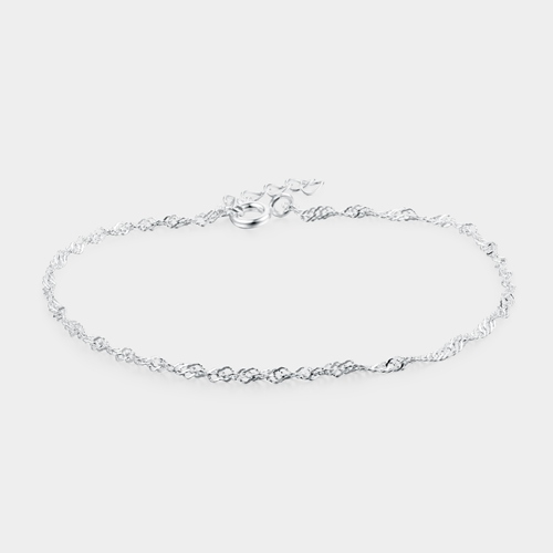 925 sterling silver singpore chain bracelets