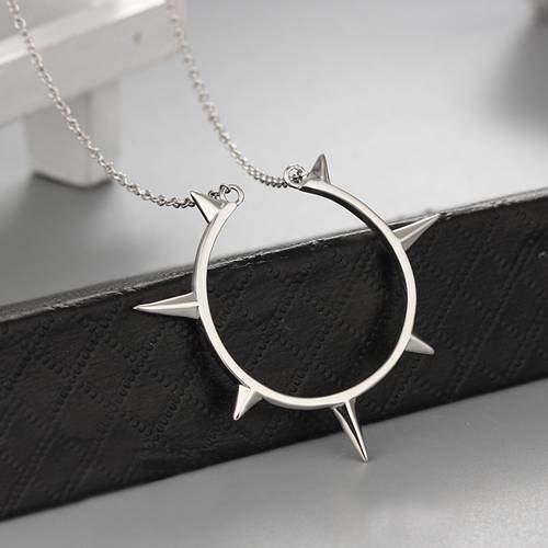 925 sterling silver open stinging ring charm necklaces