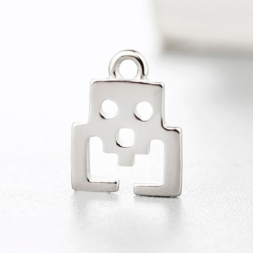 925 sterling silver unique skull clasp charms
