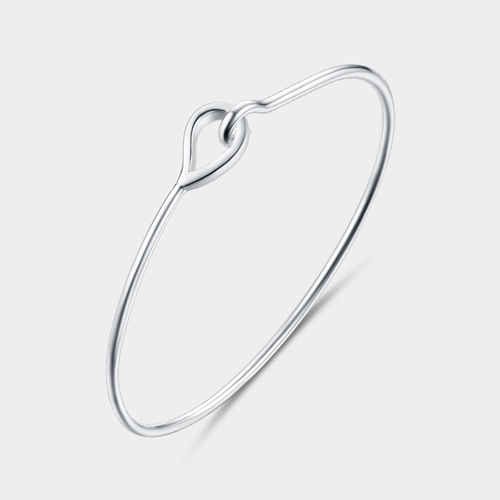 925 sterling silver simple wire bangles