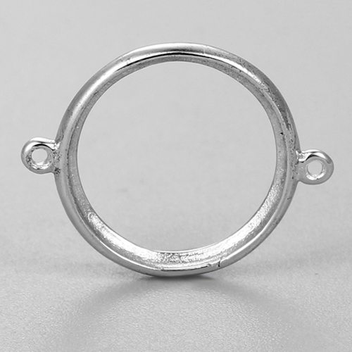 925 sterling silver stone round mountings