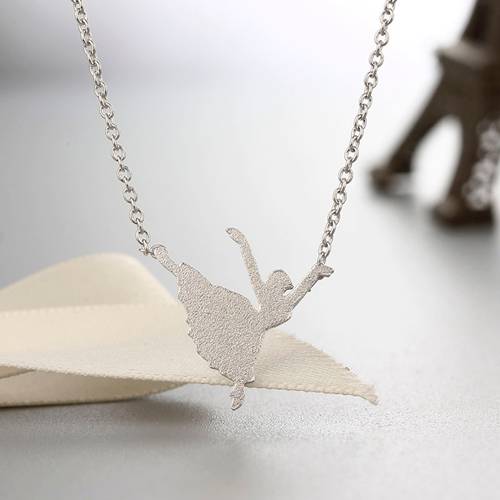 925 sterling dancing girl pendant necklaces