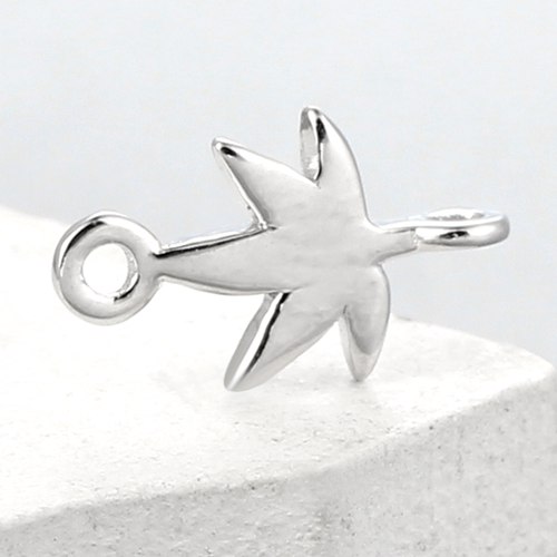 925 sterling silver maple leaf charms