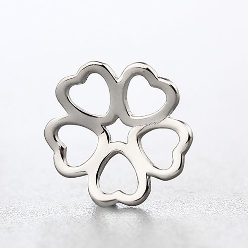 925 sterling silver four clover leaf charms