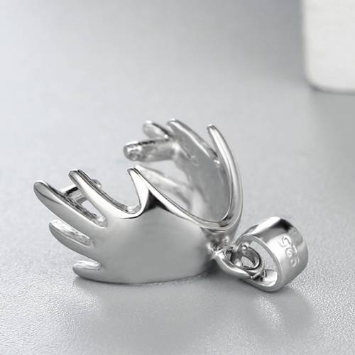 925 sterling silver hand pendant clasps