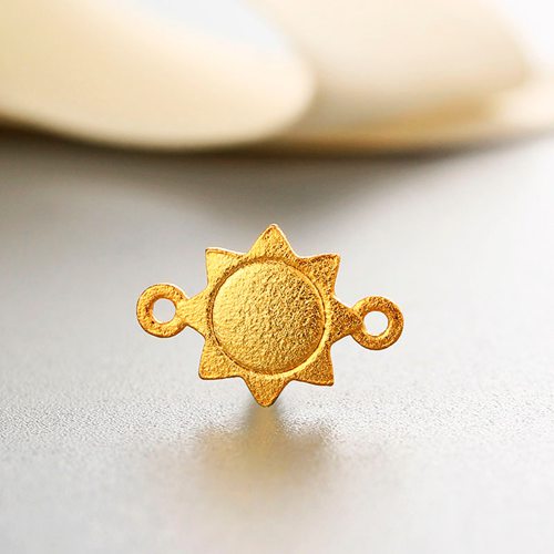 925 sterling sun connector charms