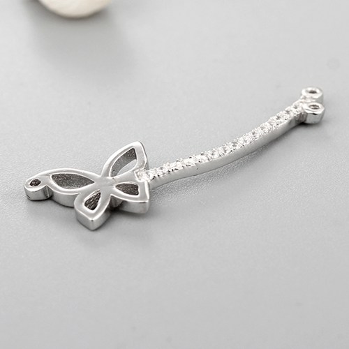 925 sterling silver unique cz butterfly charms