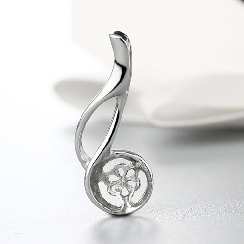 925 sterling silver  flower design clasp for pearl making