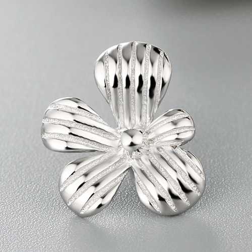 925 sterling silver flower  pendant clasps
