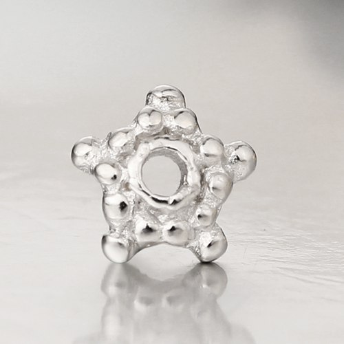 925 sterling silver beautiful flower shape beads