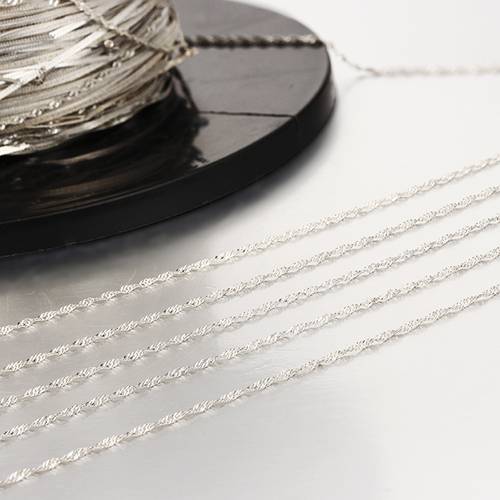 925 sterling silver DIY with loose rope chain