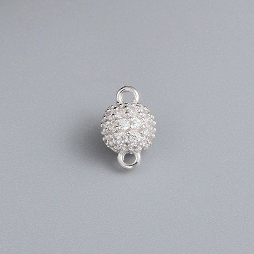 925 sterling silver bead connector charm