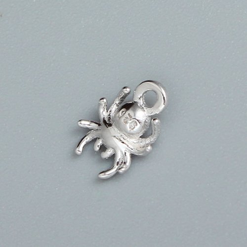925 sterling silver spider charms