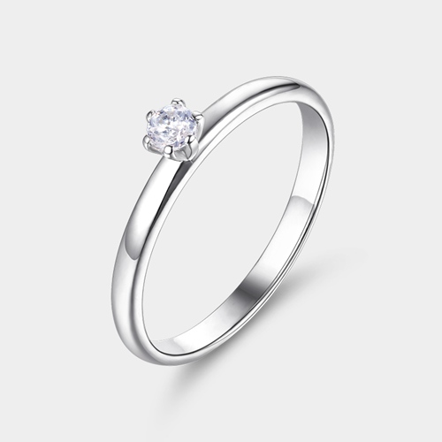 925 sterling silver cubic zirconia wedding ring