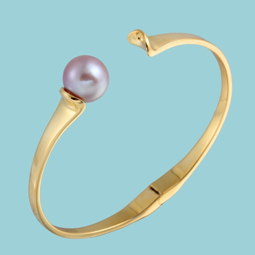 925 sterling silver pearl cuff bangle findings