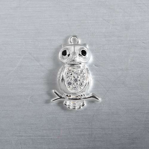 925 sterling silver owl charm