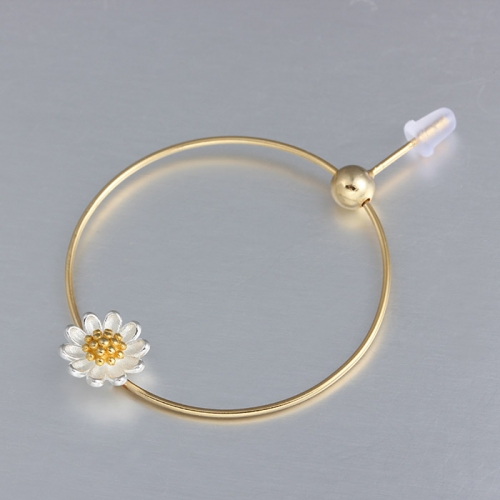 925 sterling silver daisy ring earrings