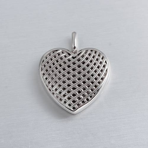 925 sterling silver heart locket pendant