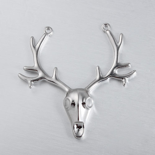 925 sterling silver Christmas deer charm