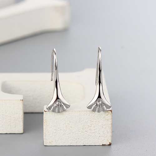925 sterling silver hand earring findings with ring