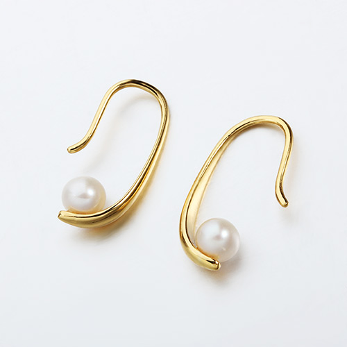 925 sterling silver pearl minimalist earring wire