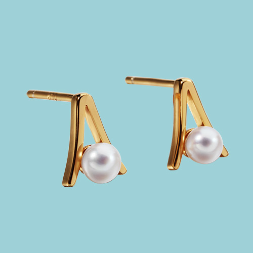 925 sterling silver pearl earrings
