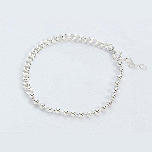 925 sterling silver baby bead bracelet