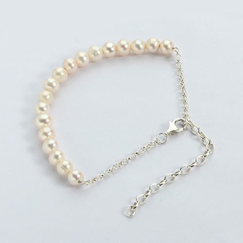 925 sterling silver pearl baby bracelet