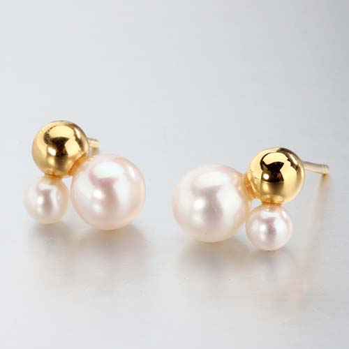 925 silver fresh water pearl daily wear earrings