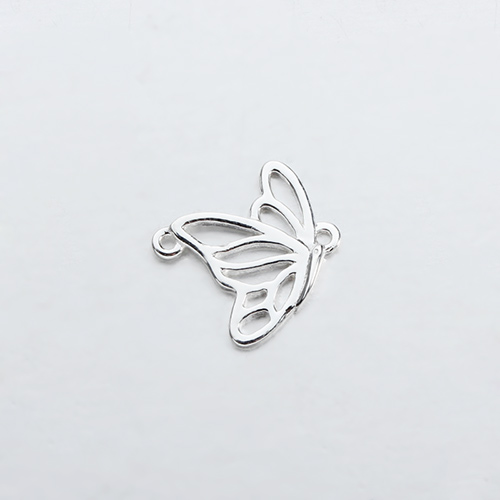 925 sterling silver butterfly connector charm