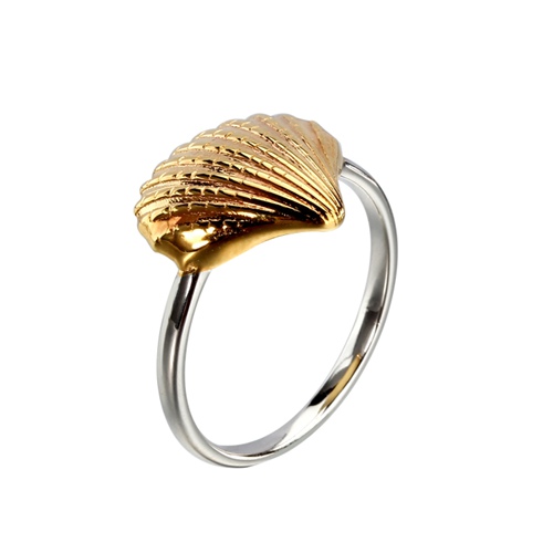 Fashion 925 sterling silver shell ring