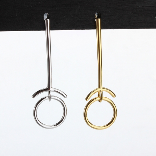 Renfook 925 sterling silver simple wire fashion earring 2019
