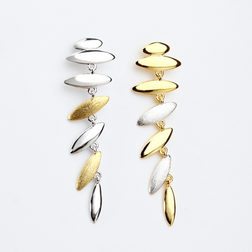 Renfook 925 sterling silver lines 2020 earrings women