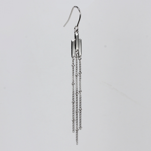 Renfook 925 sterling silver tassel hook earrings