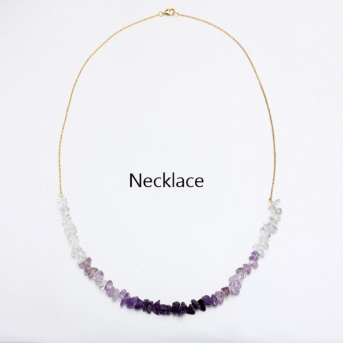 Renfook 925 sterling silver purple gemstone pendant necklace jewelry