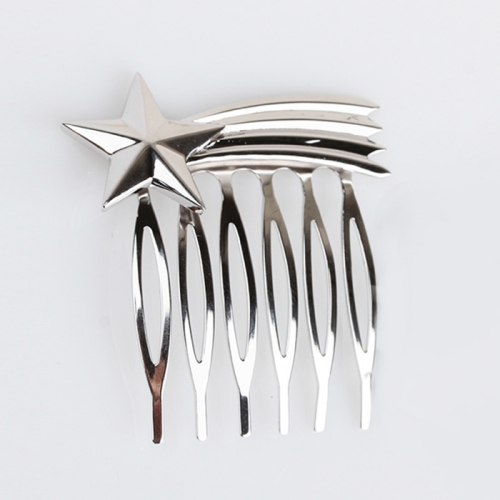 Renfook 925 sterling silver shooting star hair clip