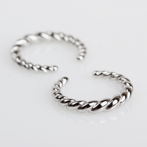 Renfook 925 sterling silver simple earcuff fashion design