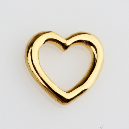 Renfook Sterling silver  designer heart charms for diy bracelet