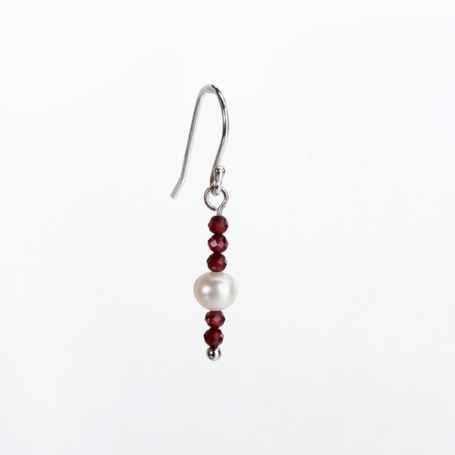 Renfook 925 sterling silve unique design pearl earring for women