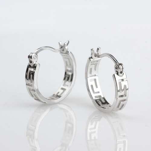 Renfook 925 sterling silver earrings with space pattern