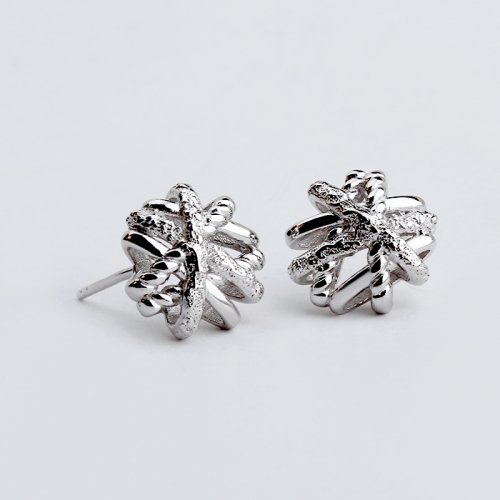 925 Sterling silver wholesale encircle women's earring stud