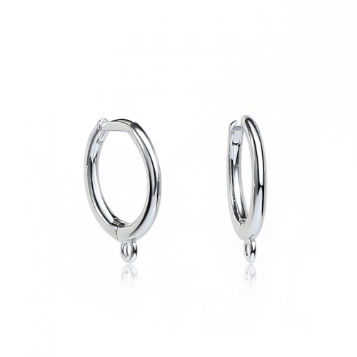 925 sterling silver simple earring findings for jewelry making