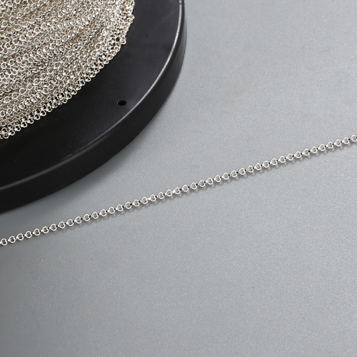 925 sterling silver round rolo chain